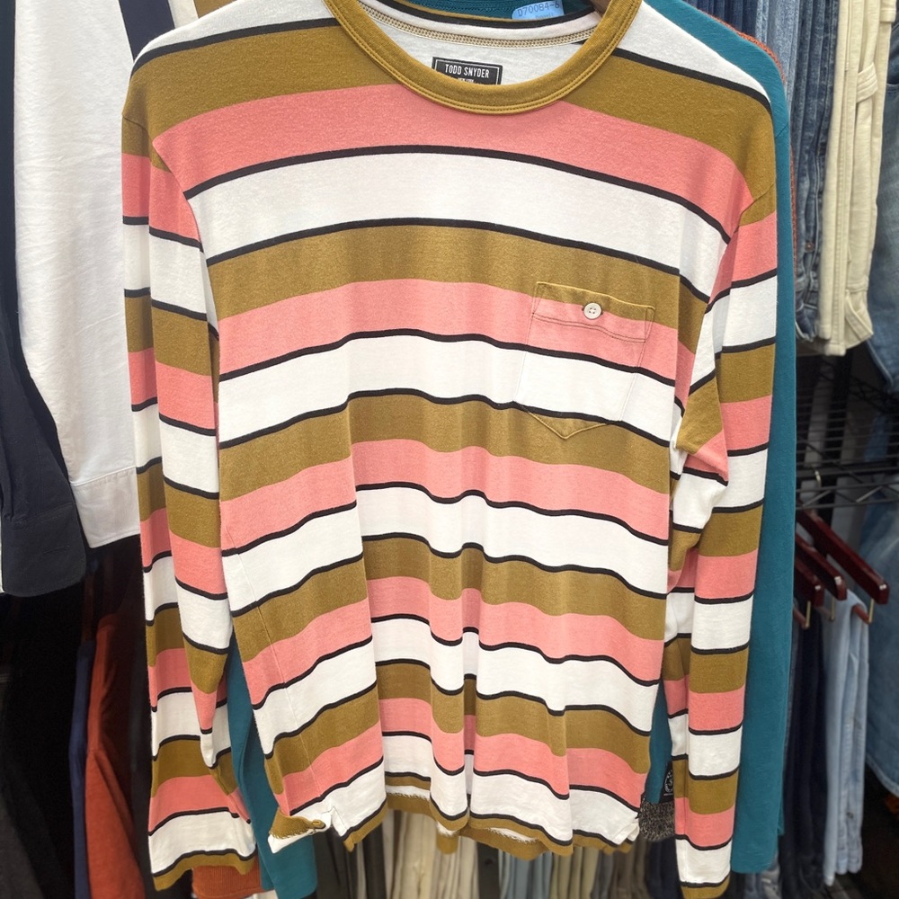NWOT Todd Snyder long sleeve pocket tee Brand new without tags.